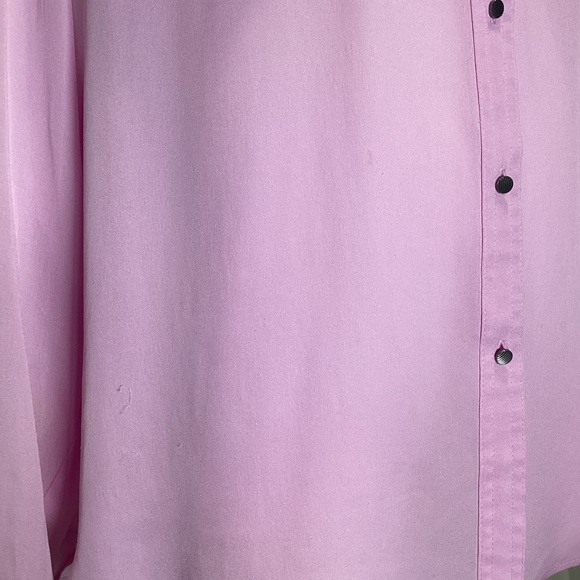 L’agence Pink Long Sleeve Blouse GUC Size 8 - Picture 8 of 13